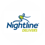 Nightline Delivers Logo Round Big